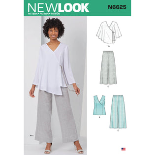 New Look Flared Trousers Sewing Pattern N6691 (6-18)