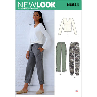 New Look Flared Trousers Sewing Pattern N6691 (6-18)