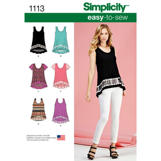 Sewing Pattern for Womens Tops, Learn to Sew Knit Woven Crop Top &  Bralettes Simplicity 8549 Size 2XS XS S M L XL 2XL 4-26 Uncut F/F 