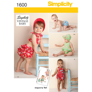 Simplicity Pattern 8304 Babies', Leggings, Top, Dress, Bibs and Headba –  Lincraft