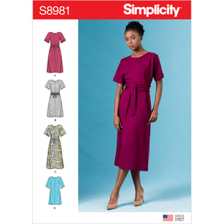 Simplicity Pattern 8872 Misses' Pullover Dress – Lincraft New Zealand