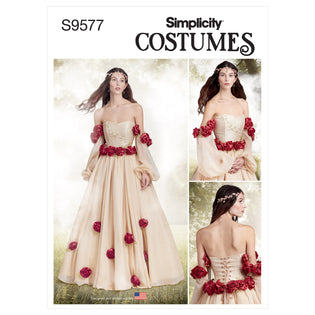 Simplicity Pattern S9734 Fairycore Look Costume Boned Corset Miss