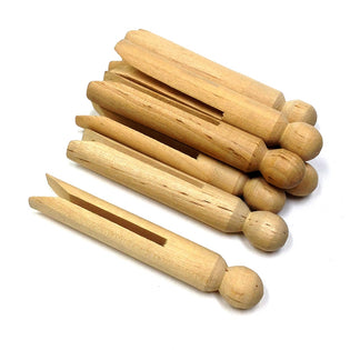 Arbee Wood Pegs, Natural- 4pk – Lincraft