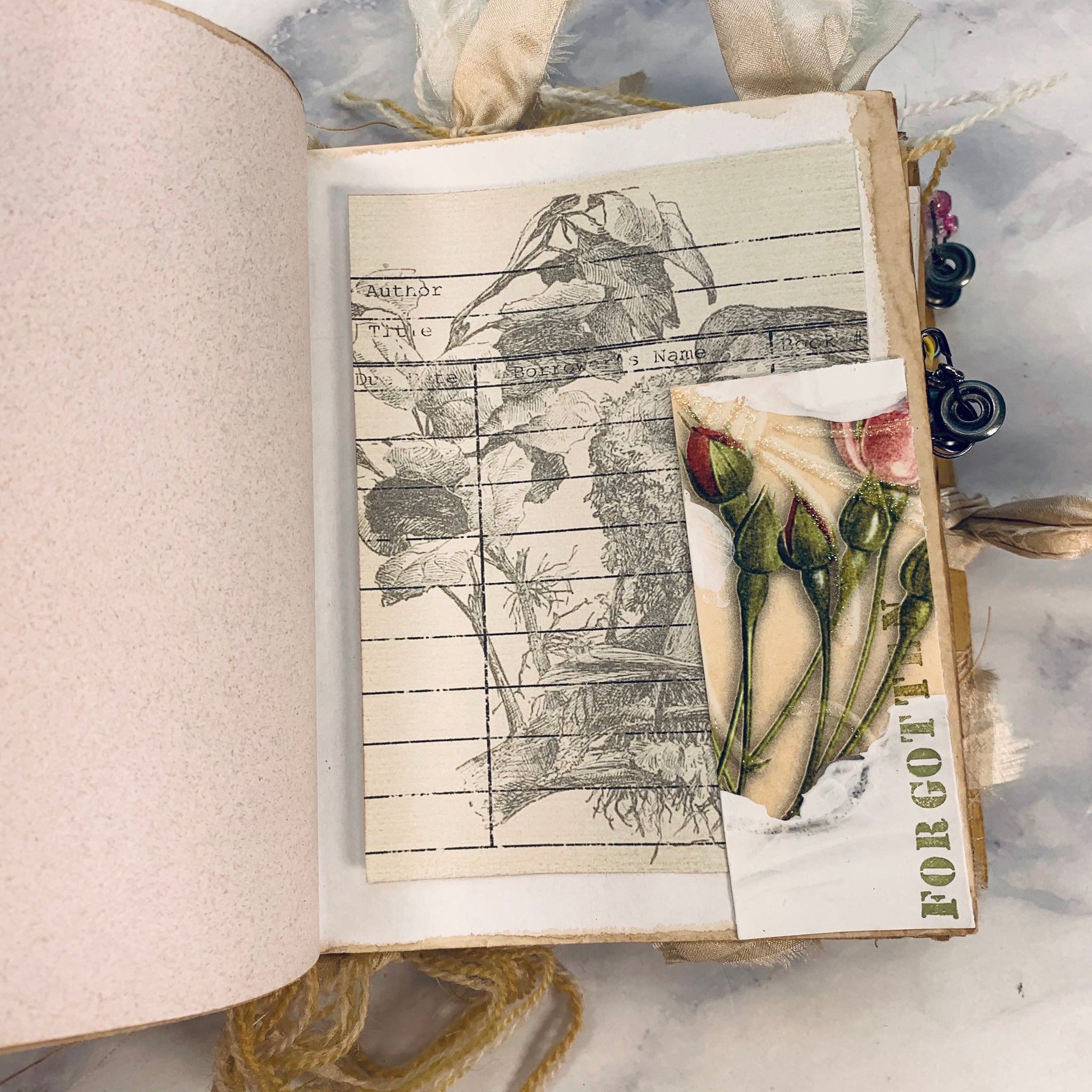 Forgotten Garden Mini Junk Journal by Frances Serpa