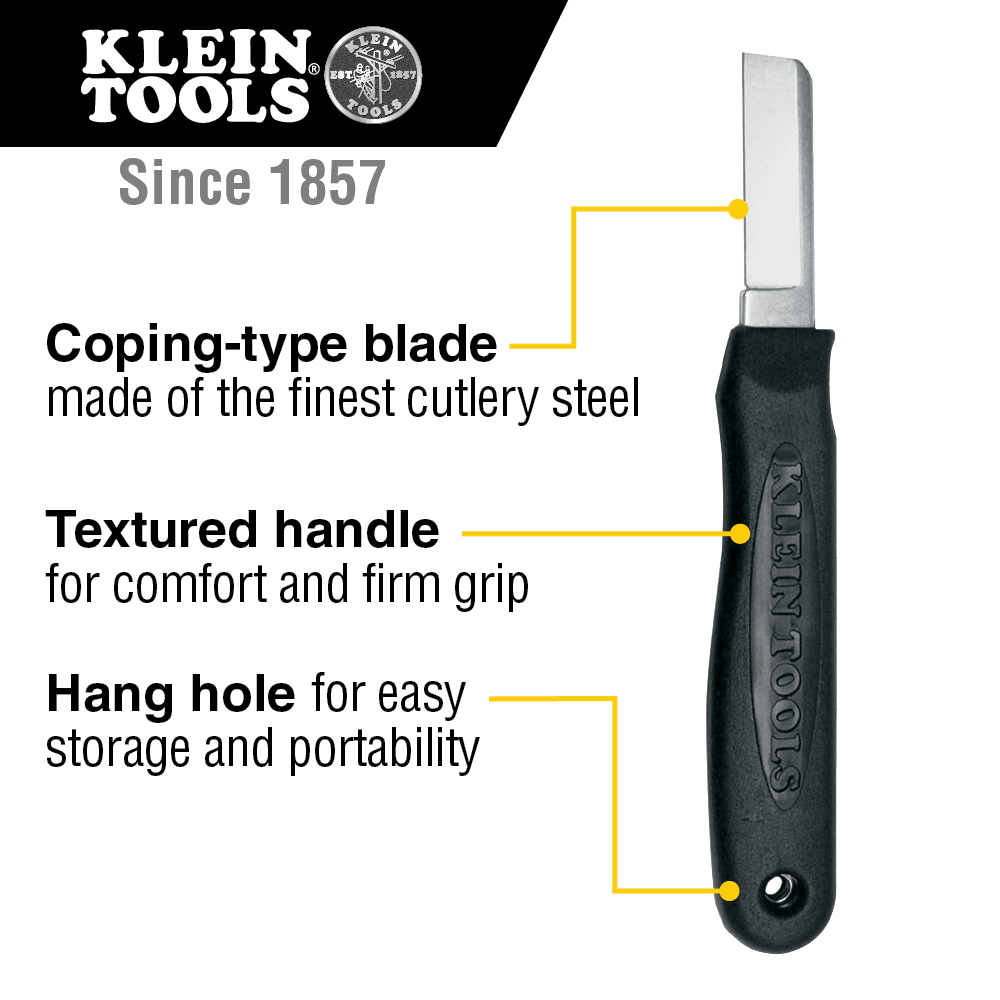 Klein Cable Splicers Knife Specs