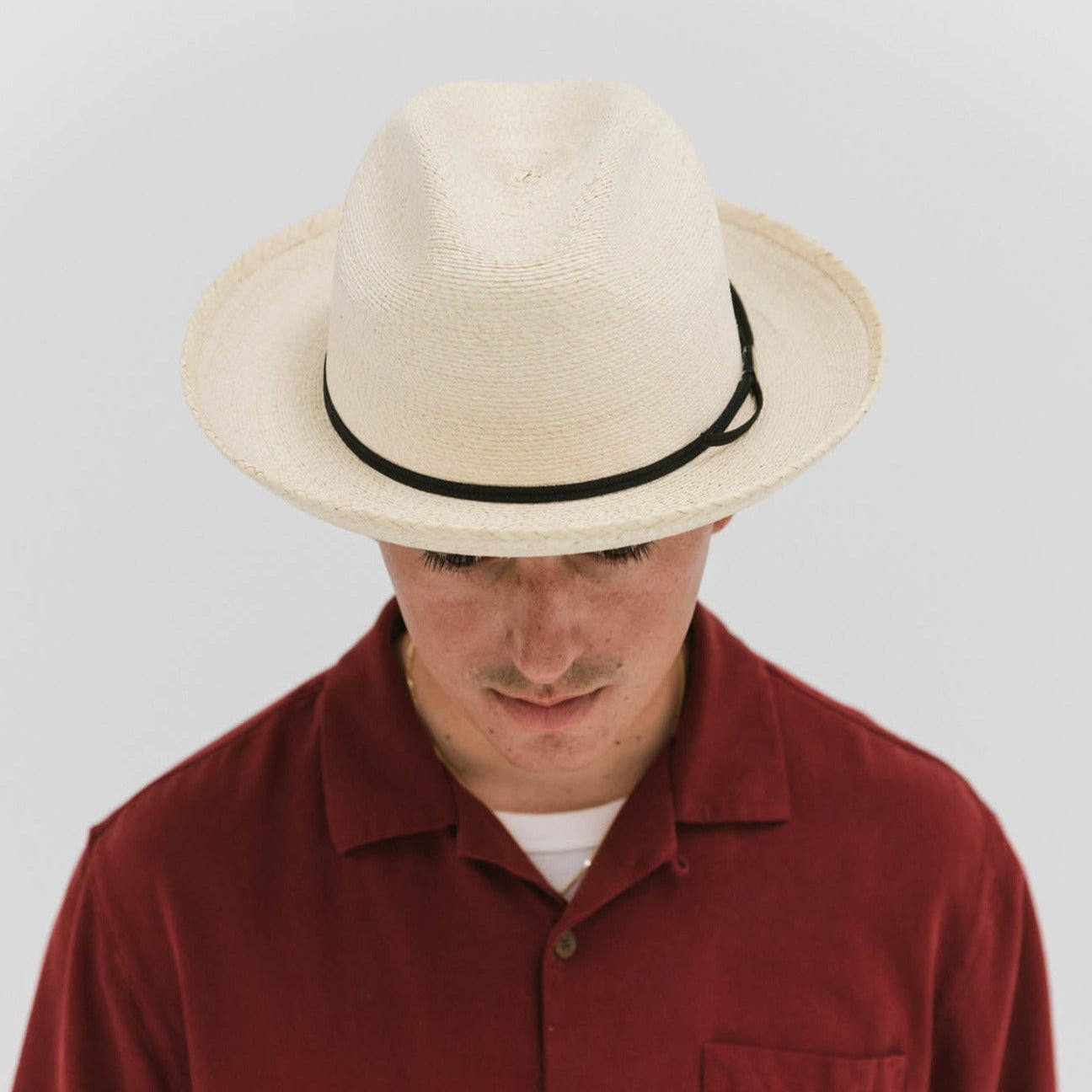 Wynwood Straw Fedora Sun Hat – Ivory 57 M / Ivory