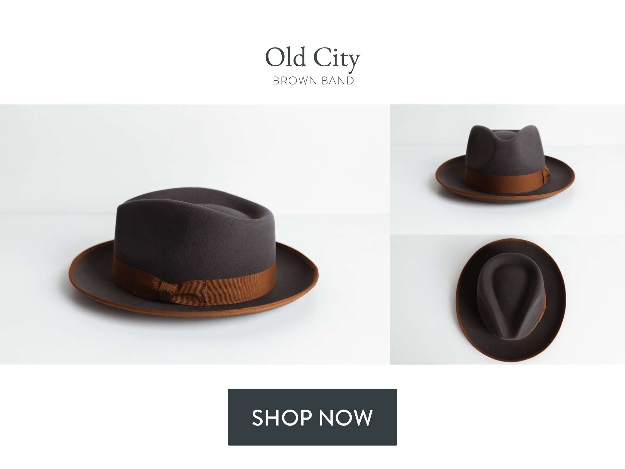Featured hat: Two Roads Old City, Brown Band