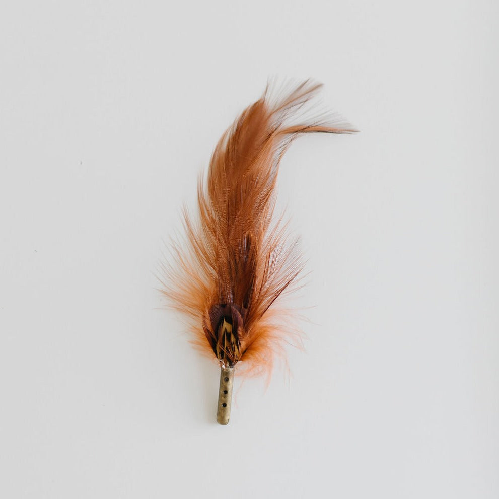 Feathers - Brown / Cream From Marianne Hobby - Feathers - Beads