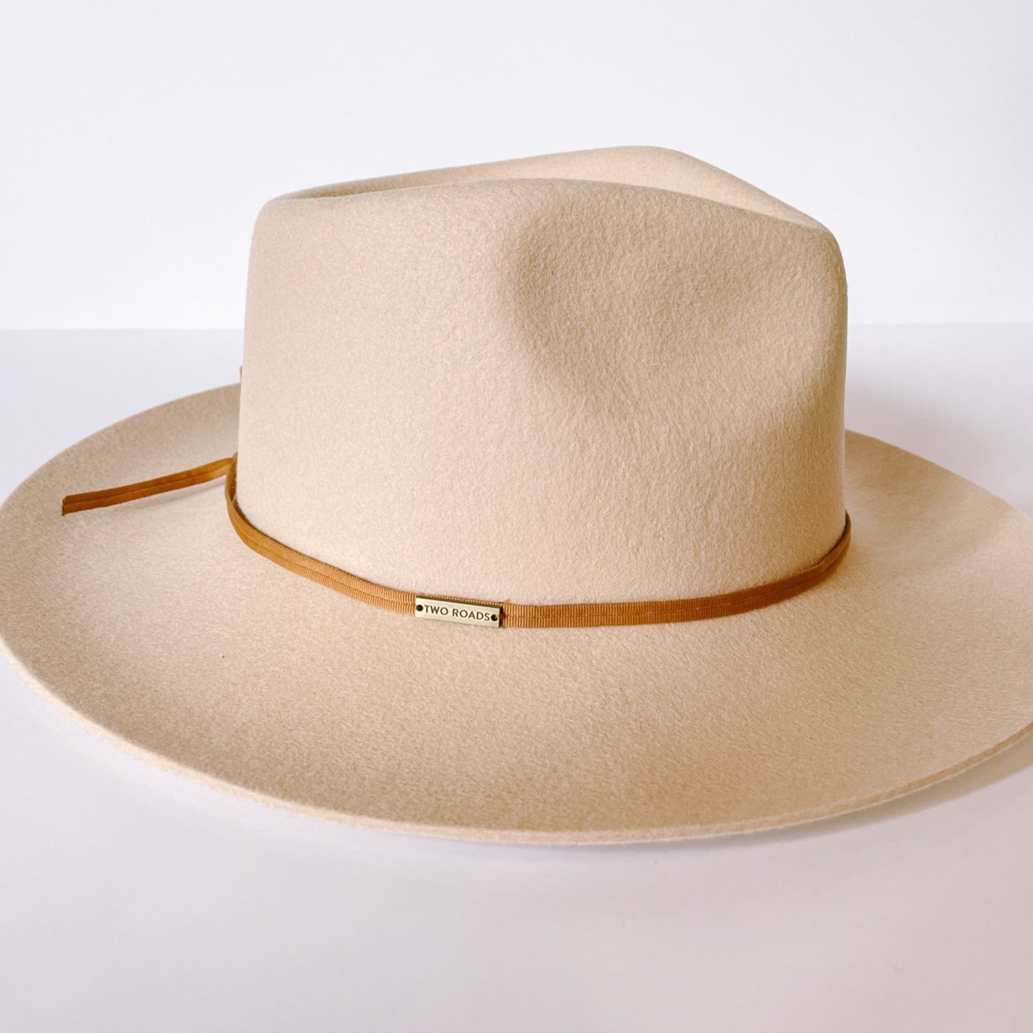 GROSGRAIN HAT BAND - BROWN