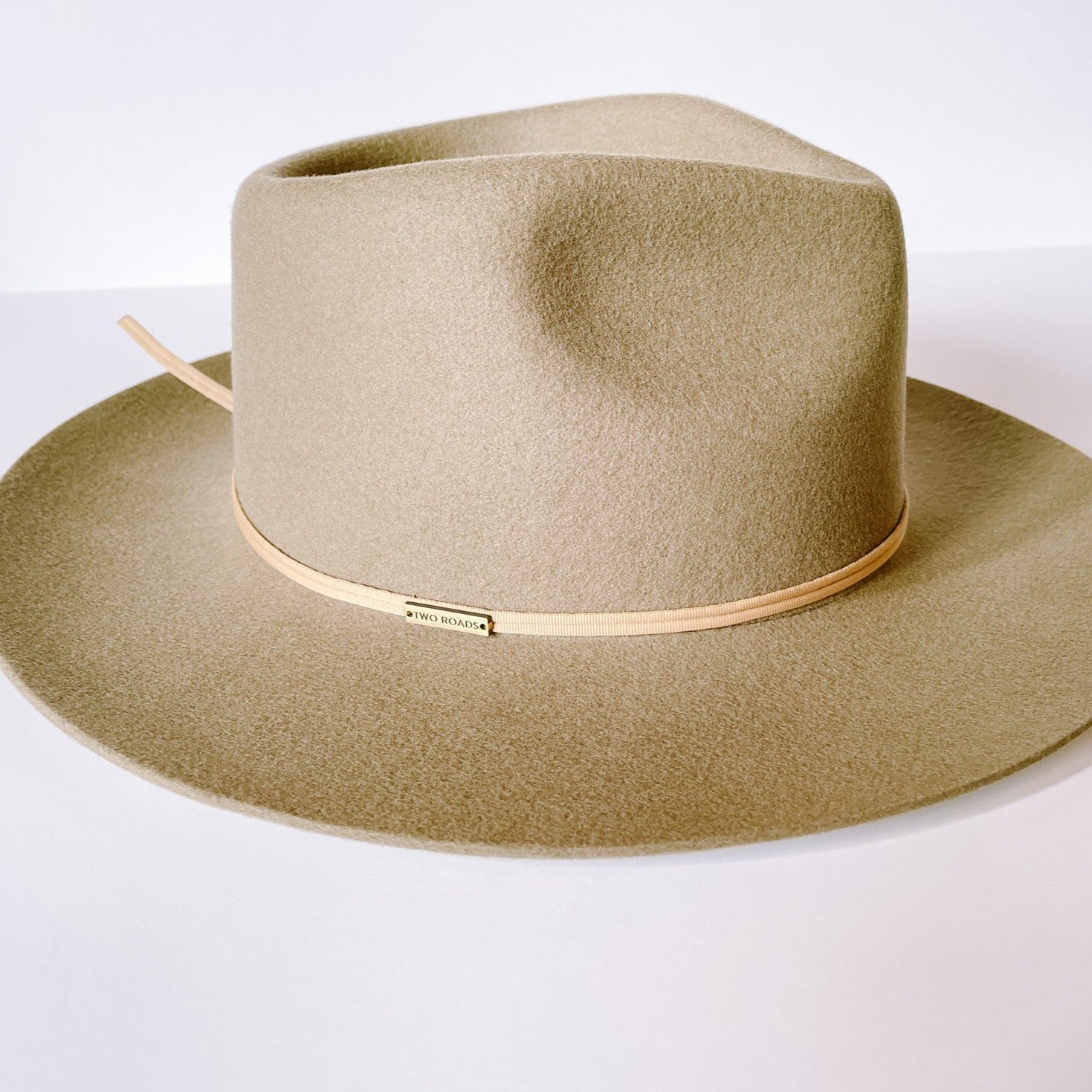 GROSGRAIN HAT BAND - NUDE