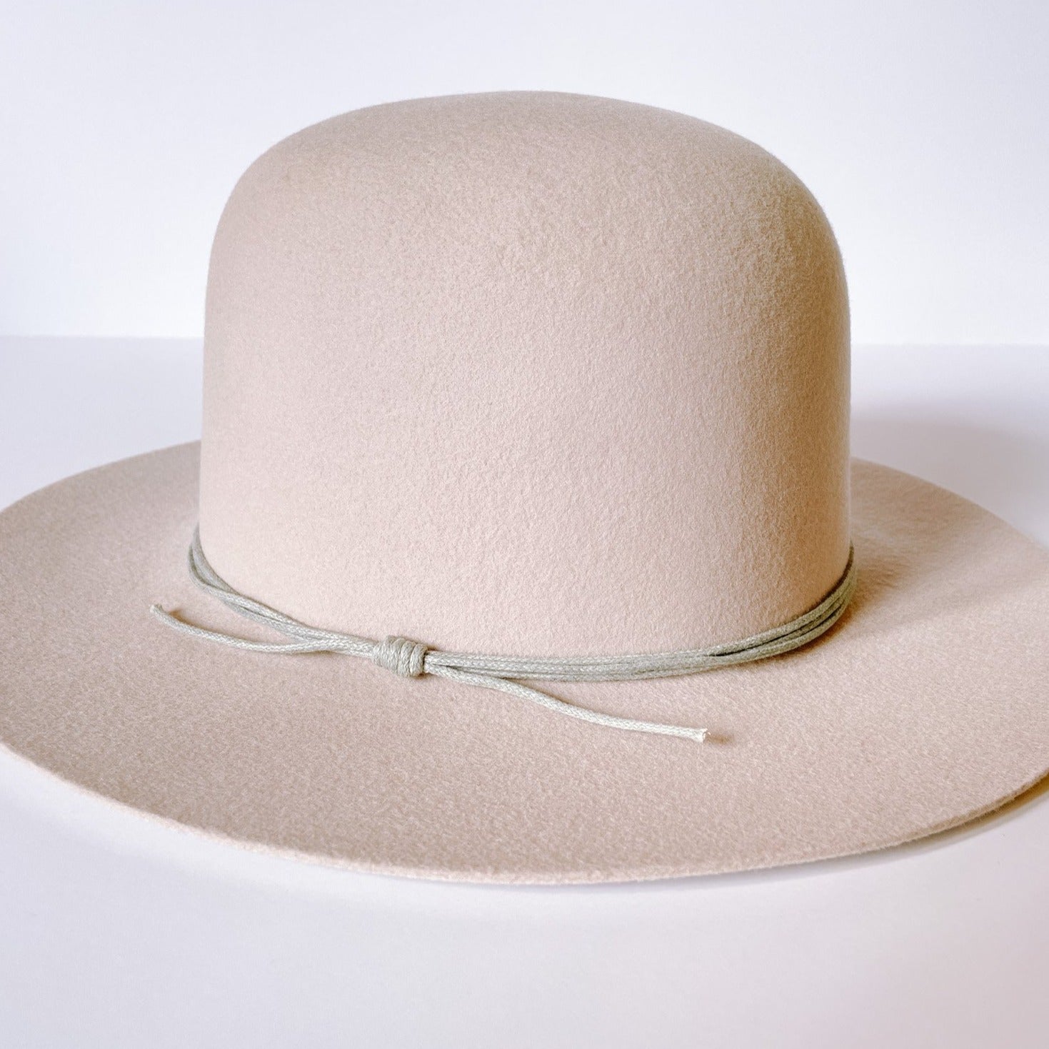 Double Strand Rope Hat Band - Tan