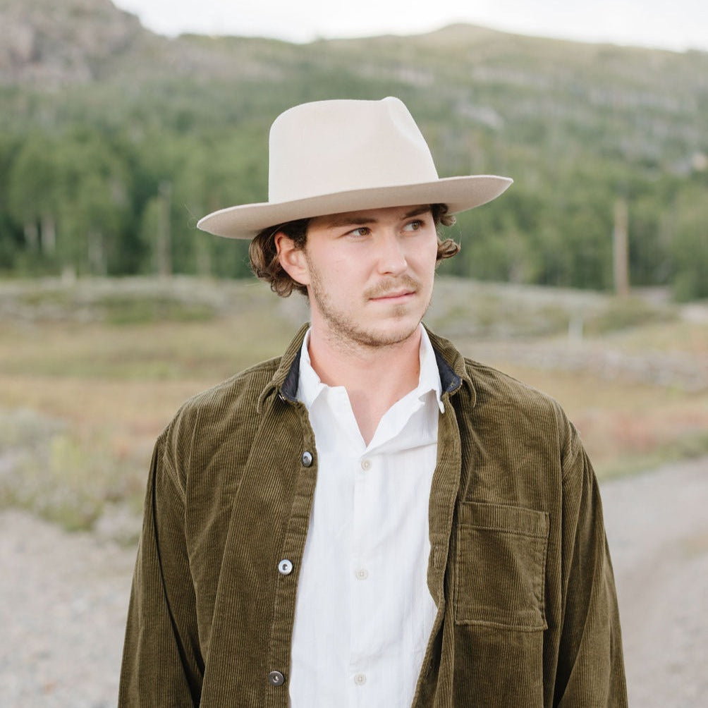 BADLANDS RANCHER HAT - BUCKSKIN - Two Roads Hat Co.