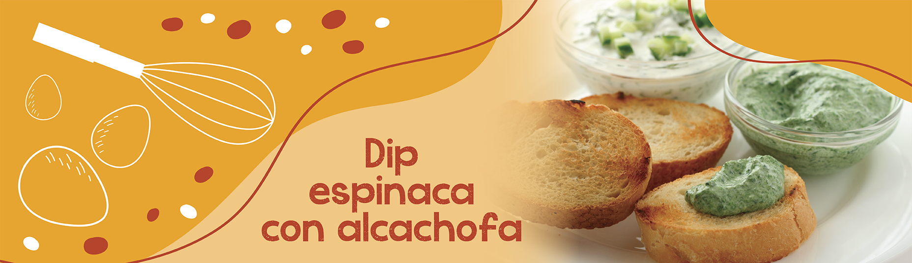 Dip de espinaca con Alcachofa