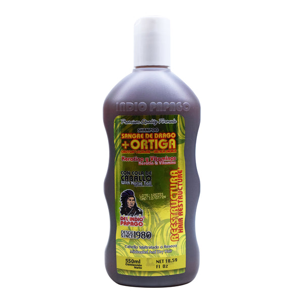 Shampoo Sangre De Drago Y Ortiga 550 Ml