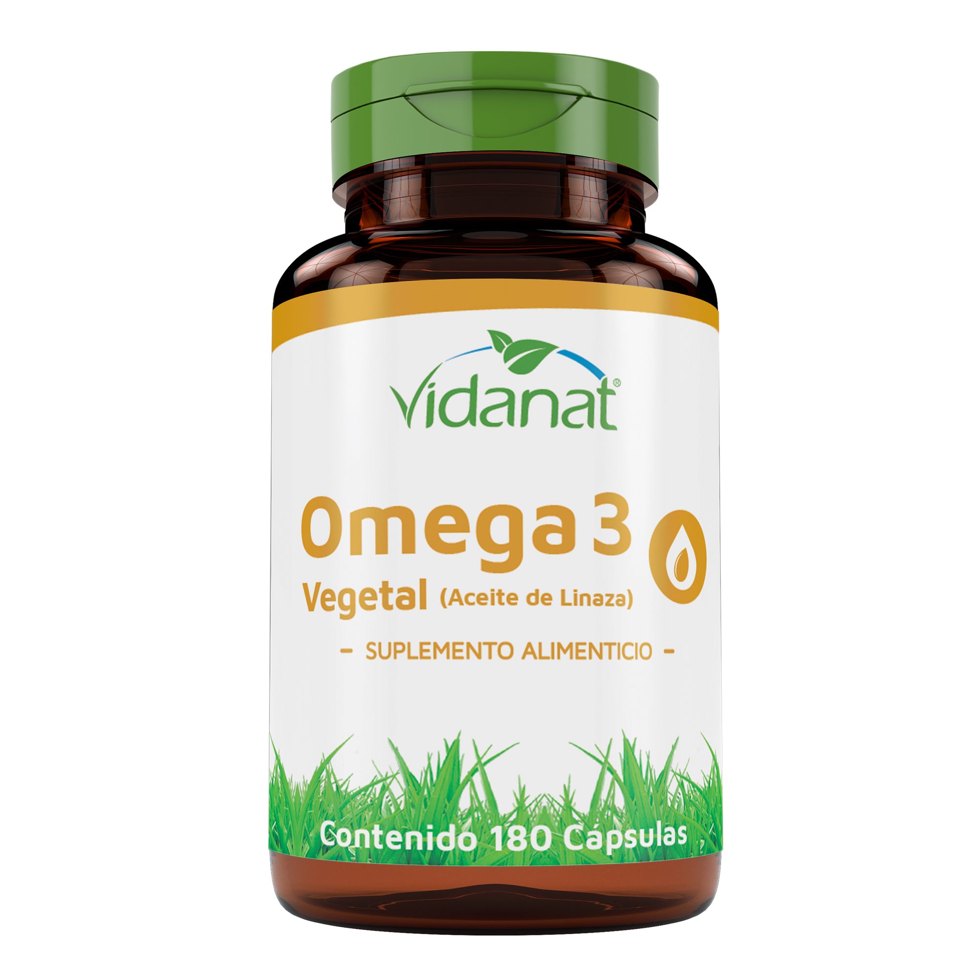 Omega 3 Vegetal/Aceite De Linaza 180 Cap—