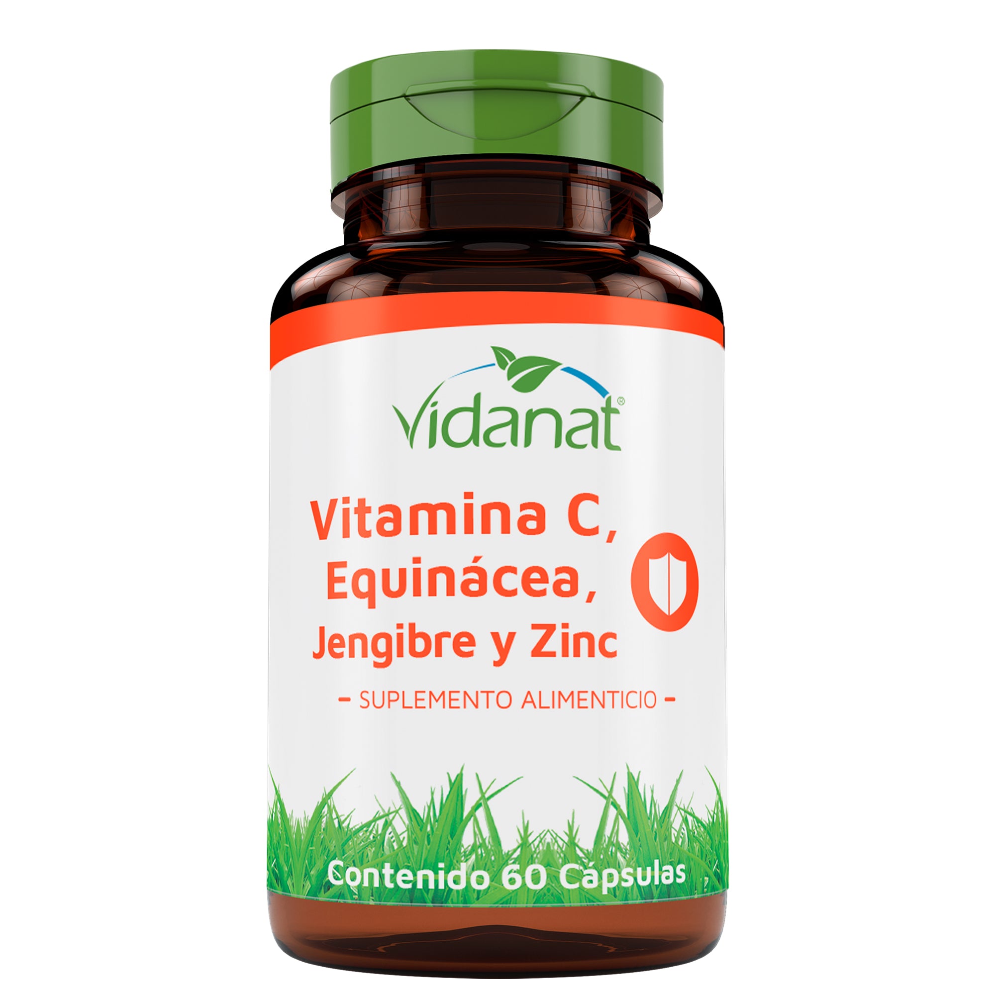Vitamina C Equinacea Jengibre Y Zinc 60 Cap