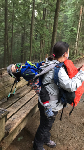 Hiking with a mad toddler