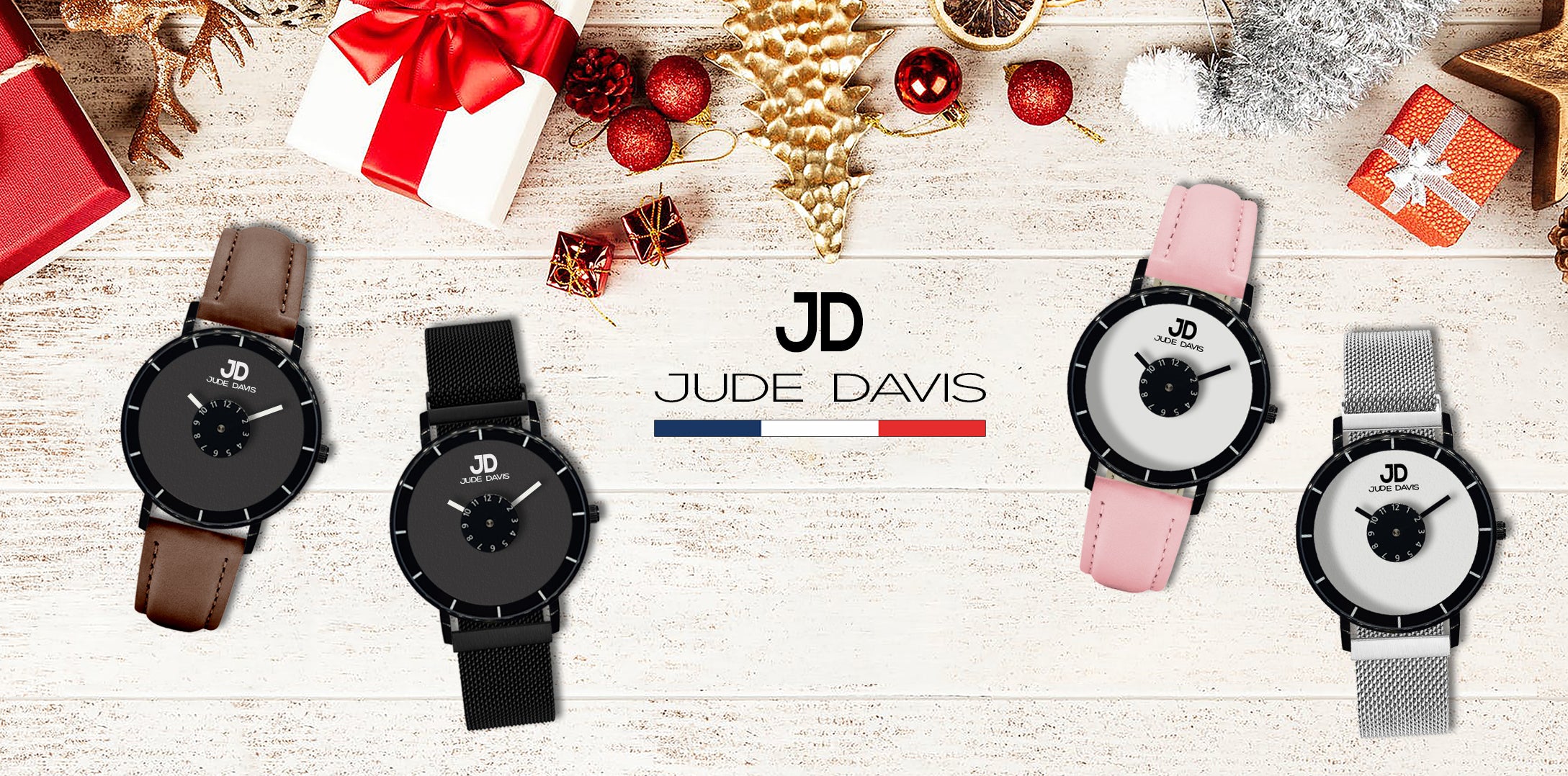 montre marque francaise originale jude davis idee cadeau noel homme femme tendance 