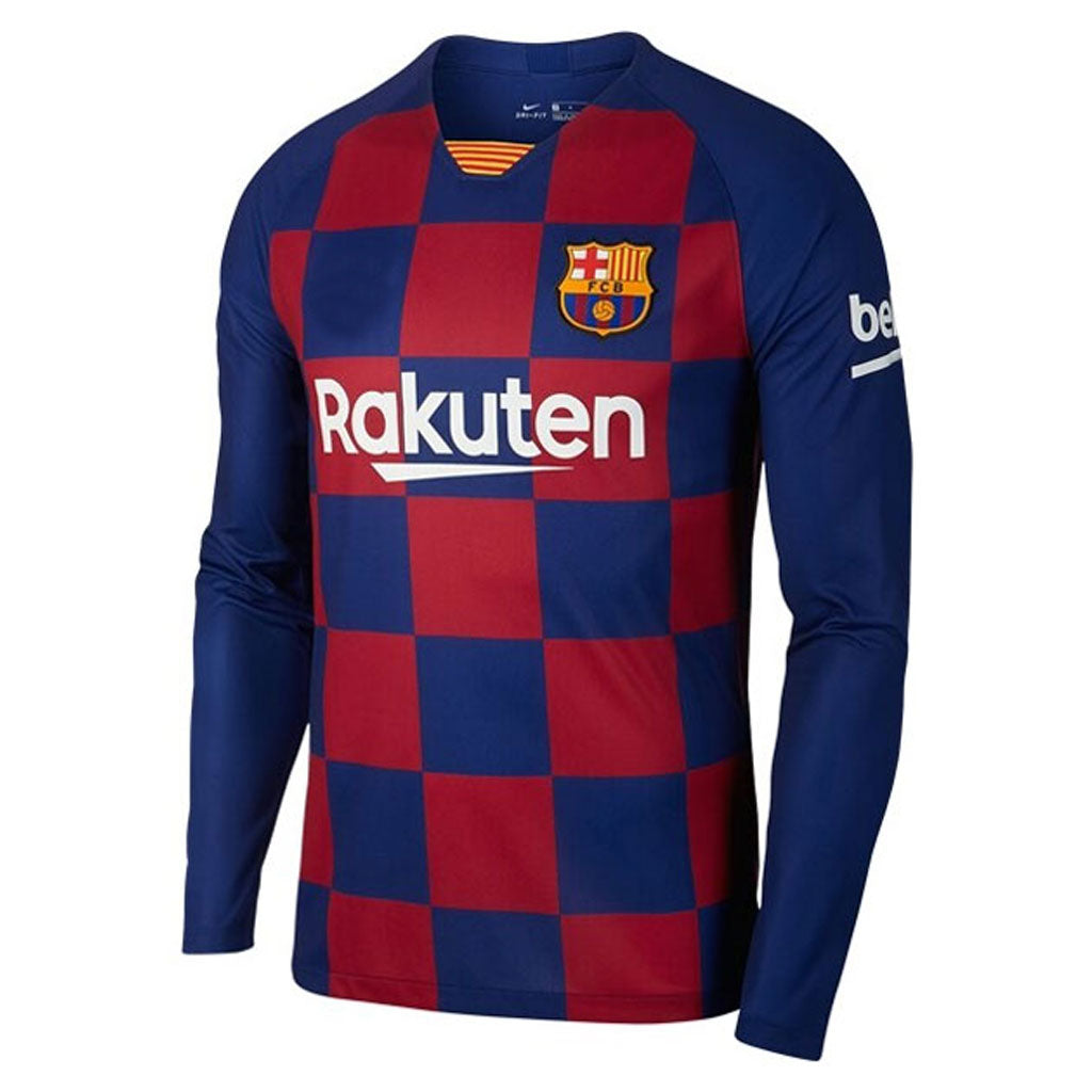 red barcelona jersey