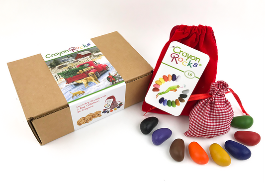 Crayon Rocks 16 Colors in Muslin Bag