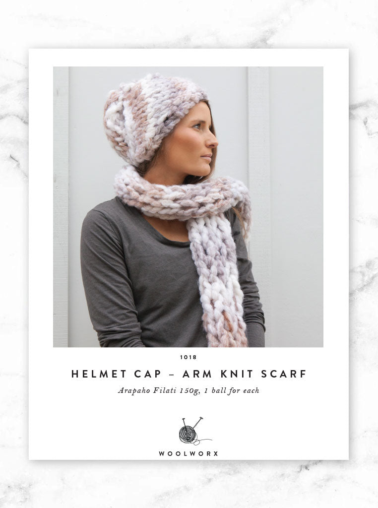 Free Arm Knitting Pattern Download Arapaho Hat And Arm