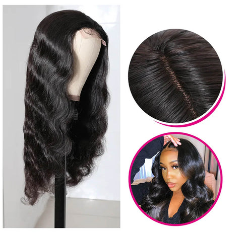 favhair 4x4 lace closure wig body wave wig detail