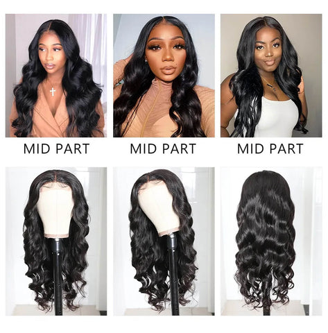 Favhair 4X4 Lace Closure Wig Body wave wig show
