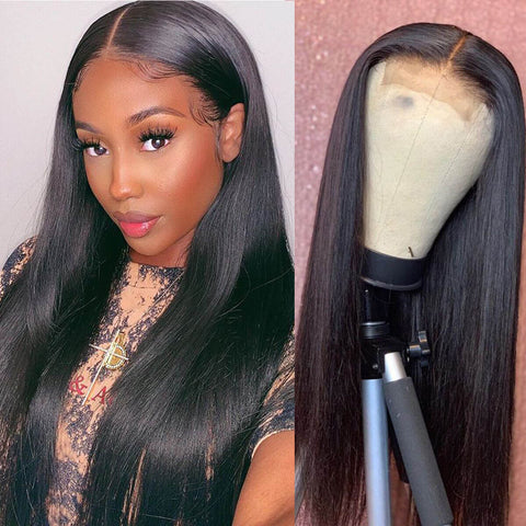 favhair 4x4 lace closure wig straight wig customer share