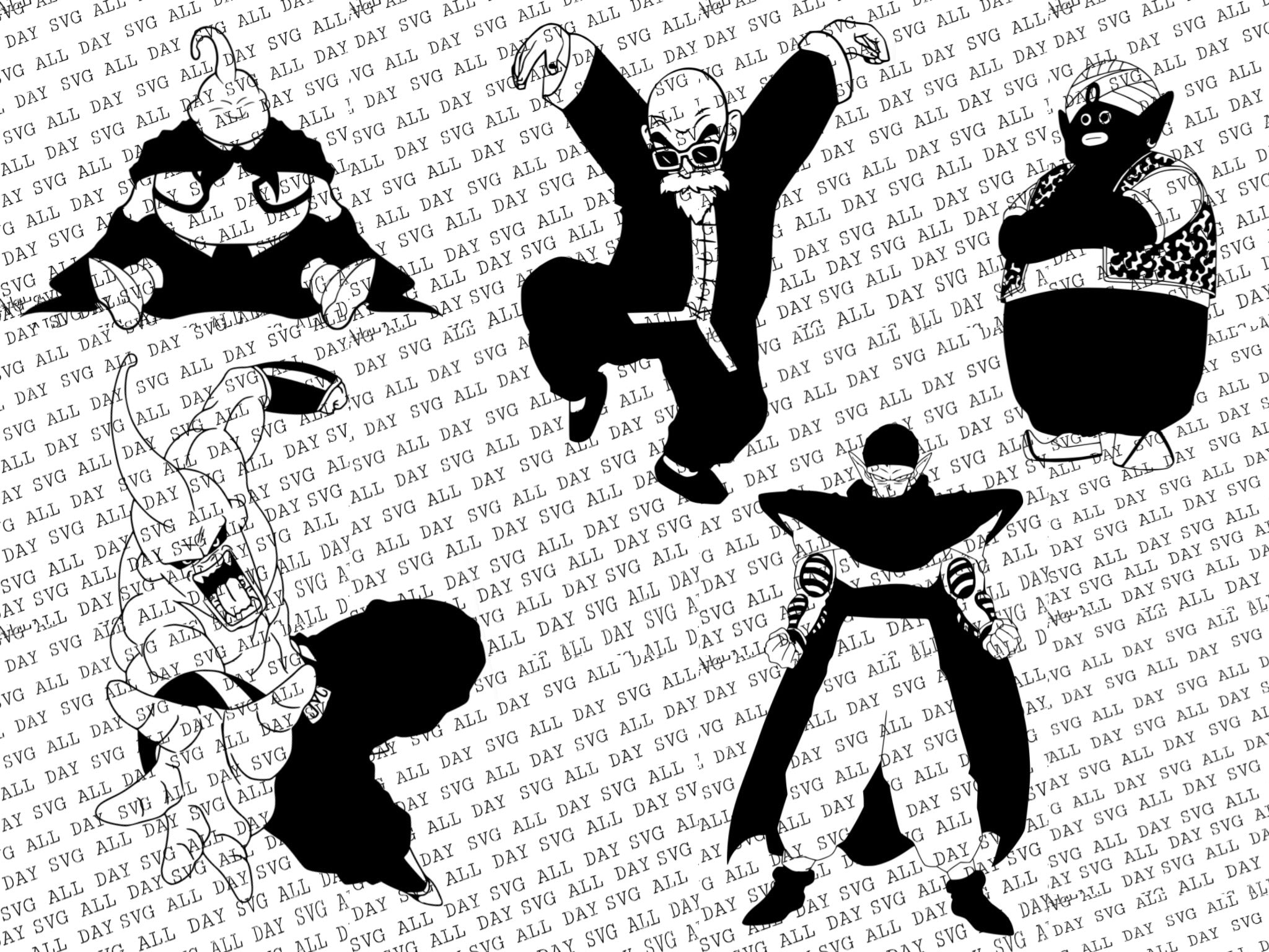 Download Ultimate Dragon Ball Z Bundle Svg Jpg Dandy Designs