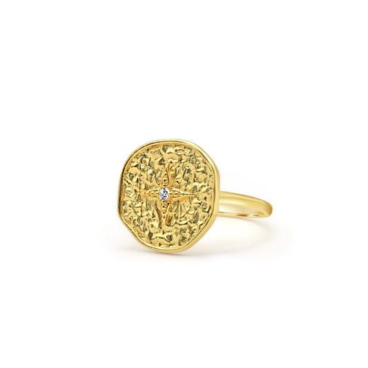 The North Star Medallion Ring