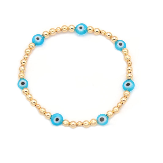 The Protected 7 Evil Eye Armcandy Bracelet