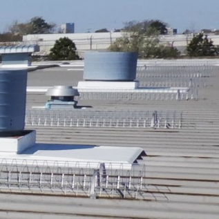 National Roofing Corp. - Suffolk, VA - Multiple NextGen Skylight Safety-Screens