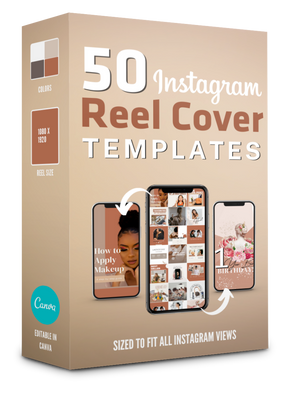 50 Instagram Reel Cover Templates for Social Media, Social Media Calendar