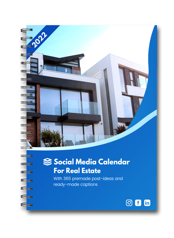 Social Media Calendar for Real Estate Agents 50 OFF Social Media