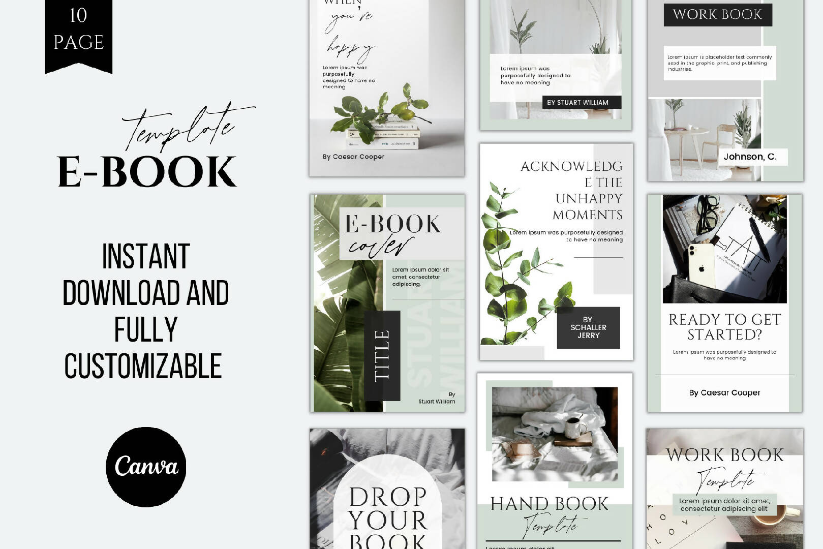 Ebook Template canva – Social Media Calendar