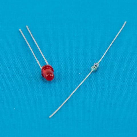 Red 3mm LED and 4.7k ohm resistor (12VDC) SeeMeCNC