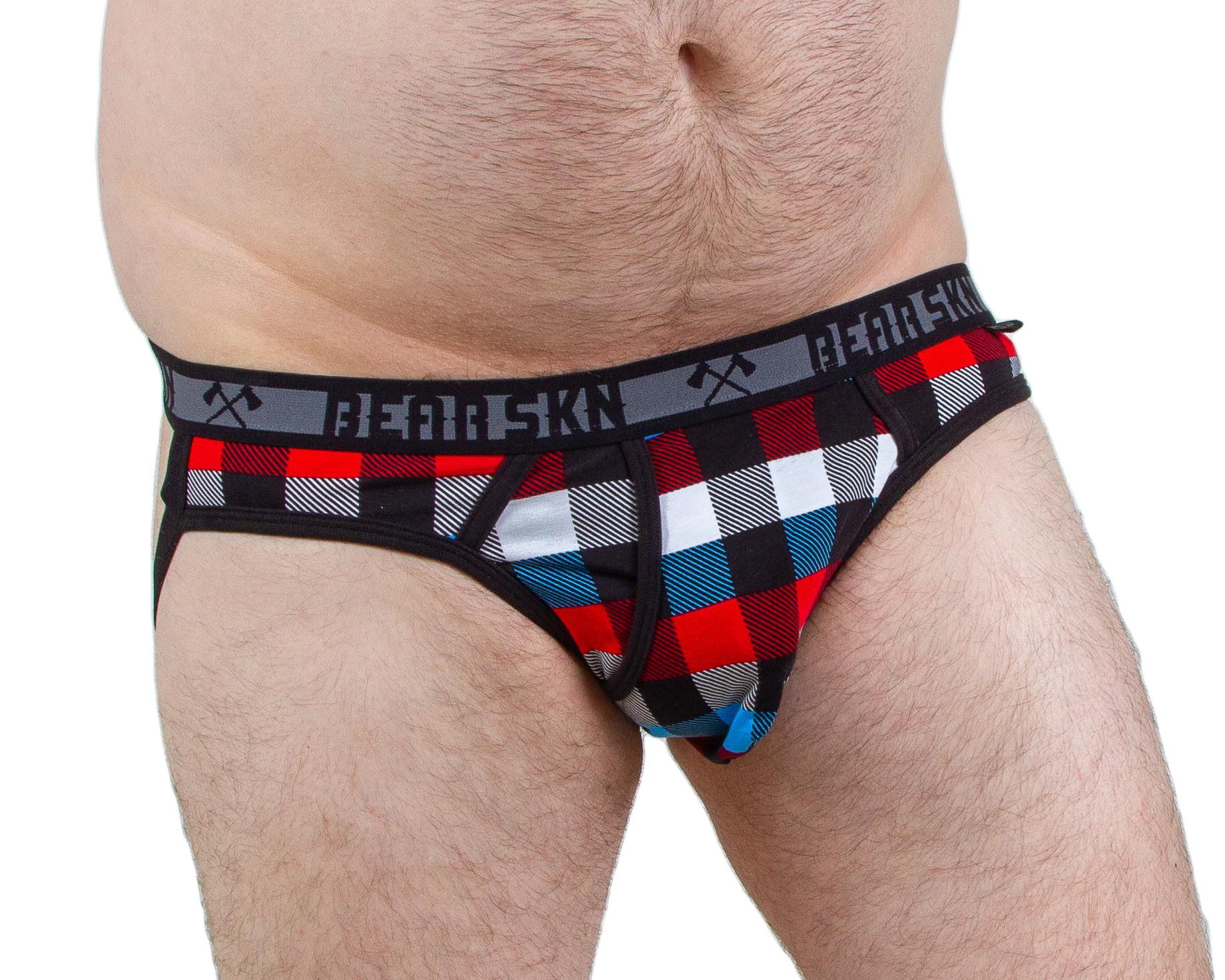 SALE Male Power school boy jock strap underwear royal tartan print 389-177