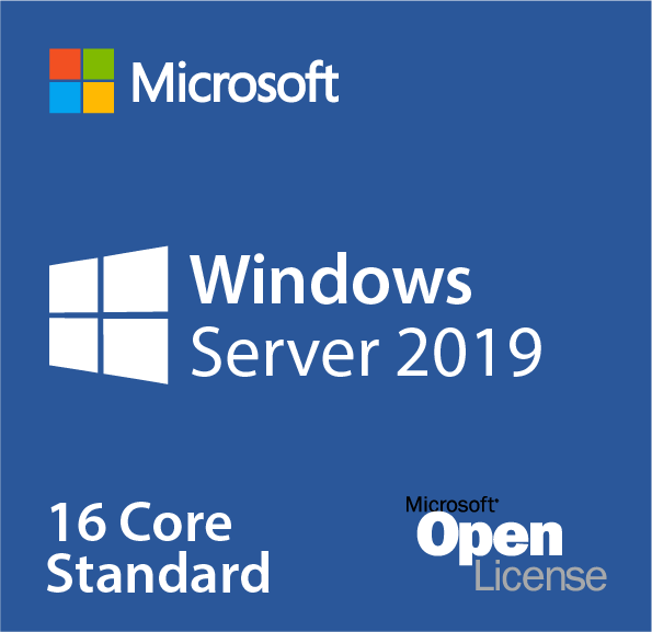 Microsoft Windows Server 2019 Standard Open License 16 Cores