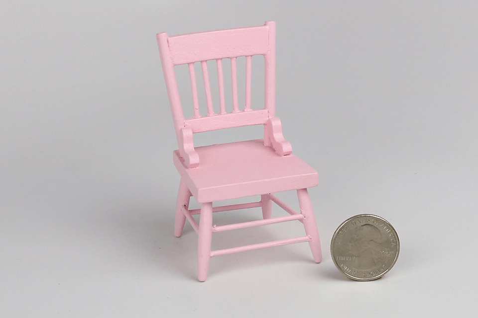 wooden childs chair