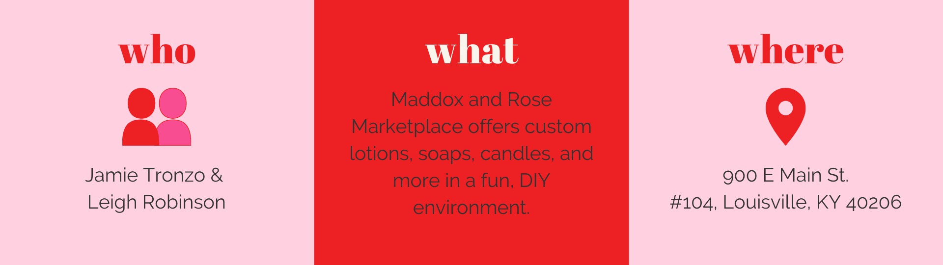 Maddox + Rose is one of the stops along the Nulu woman-owned tour hosted by Woman-Owned Wallet