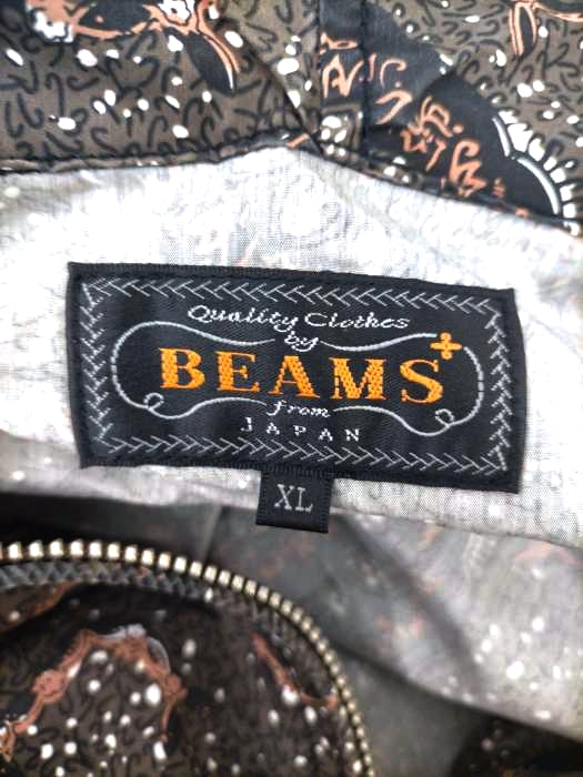 通常在庫品 ※最終値下げ！※BEAMS plus バティック柄 ビーチパーカー