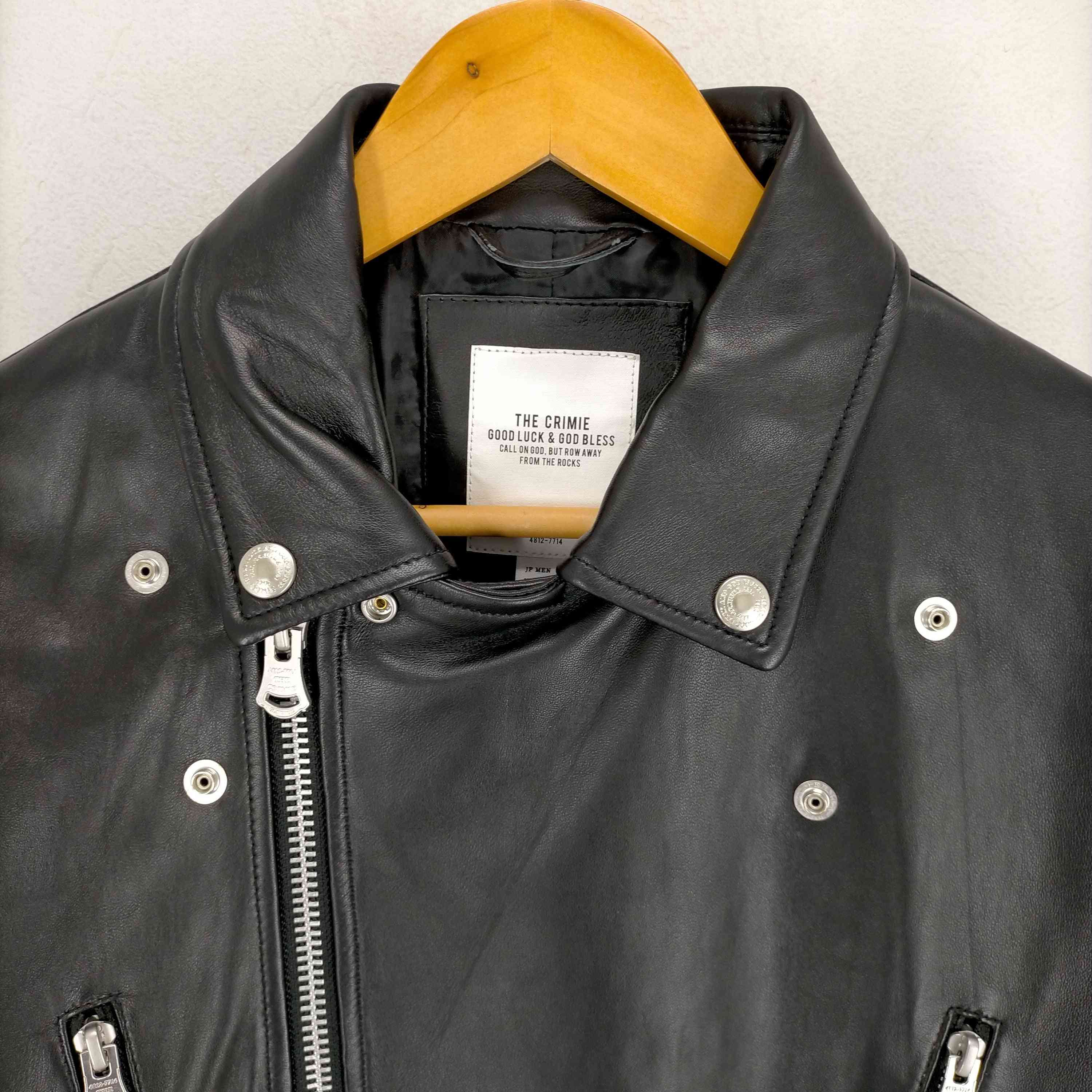 定価¥92.400 CRIMIE RIDERS LAMB LEATHER JKT | ortigueiramais.com.br