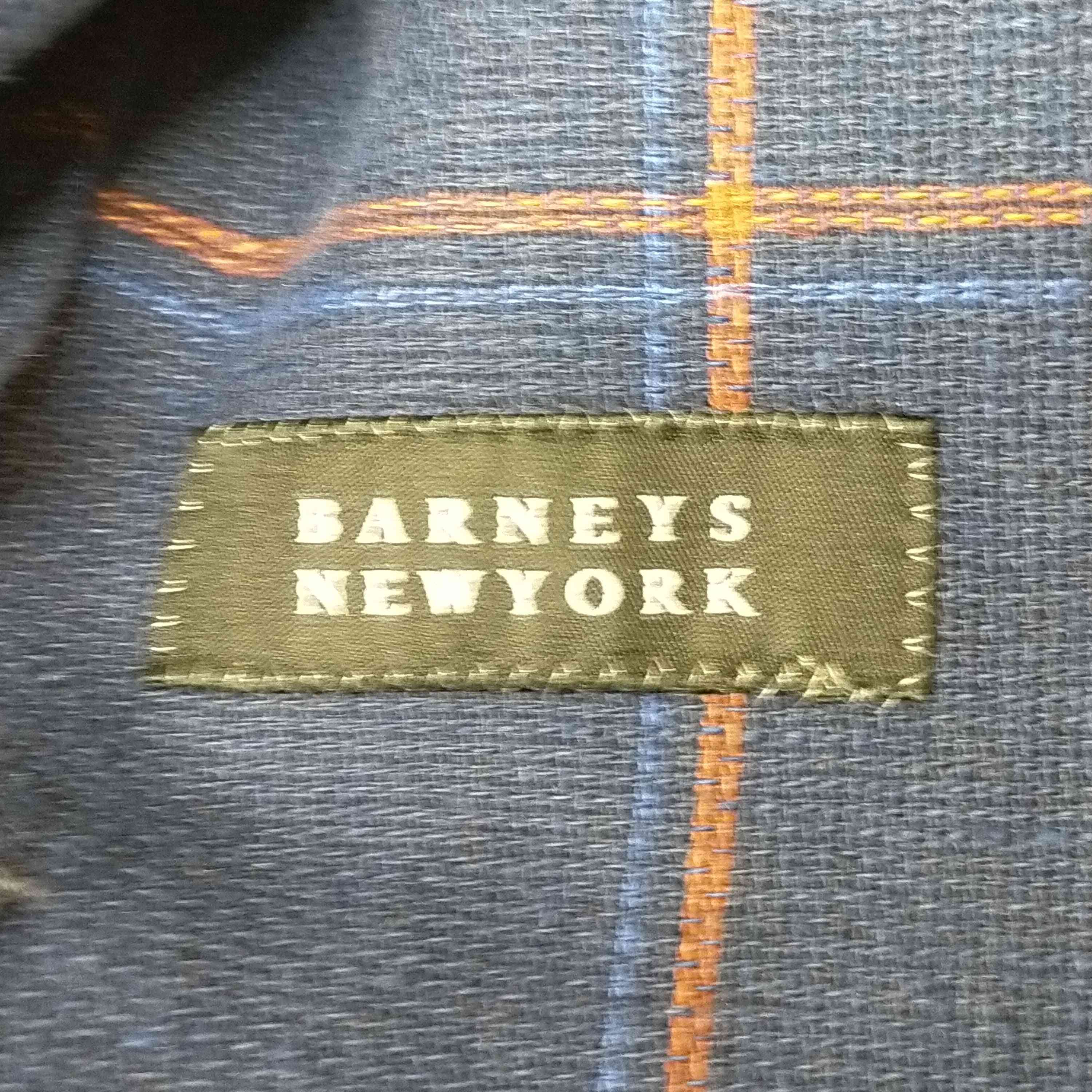 即日発送 ブルーチェックジャケット【BARNEYS NEWYORK】 テーラード