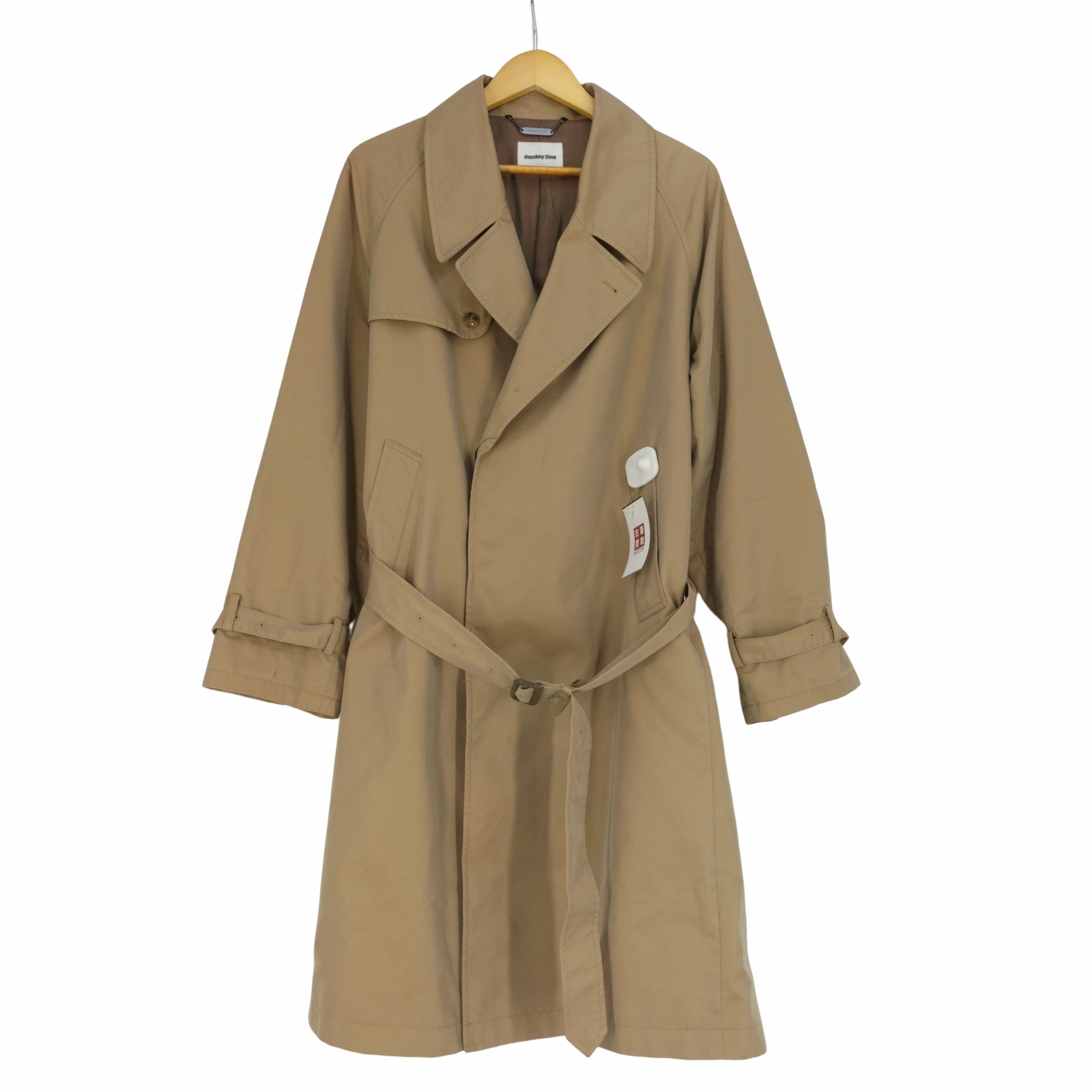 モンキータイム MONKEY TIME GABA TRENCH COAT ギャバトレンチコート