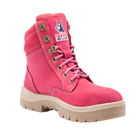 Steel Blue Women's Safety Boots Southern Cross S3 - PINK