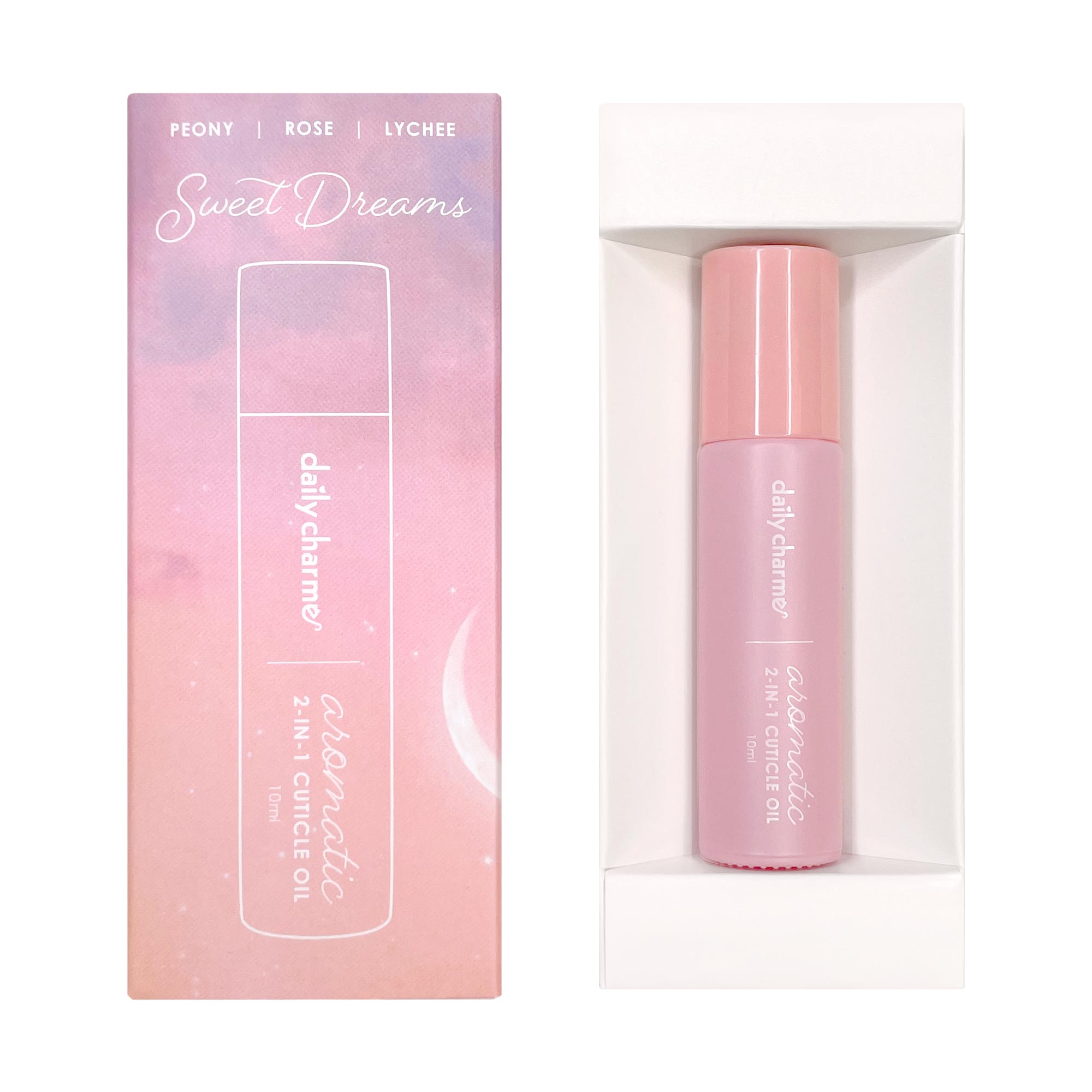  Daily Charme Aromatic 2-in-1 Cuticle Oil Roller / Sweet Dreams 