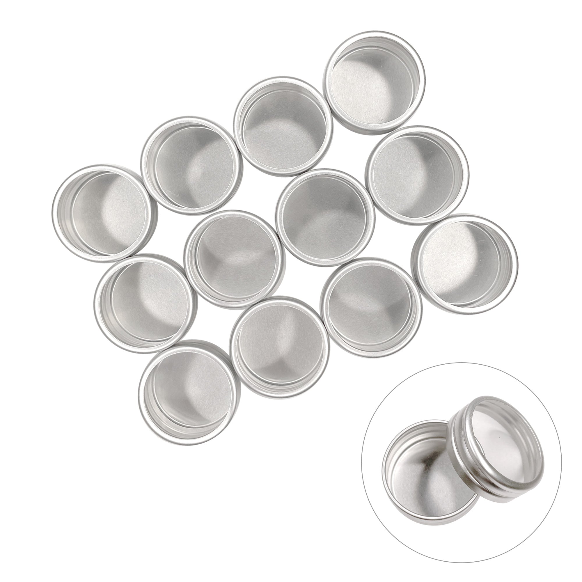  Aluminum Organization Jars / 12pc set 