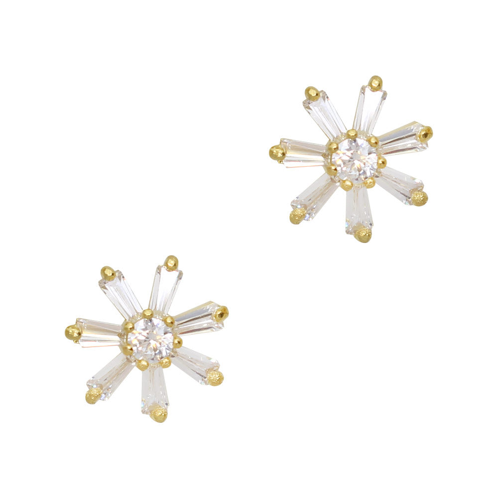  Crystal Firework / Zircon Charm / Gold 