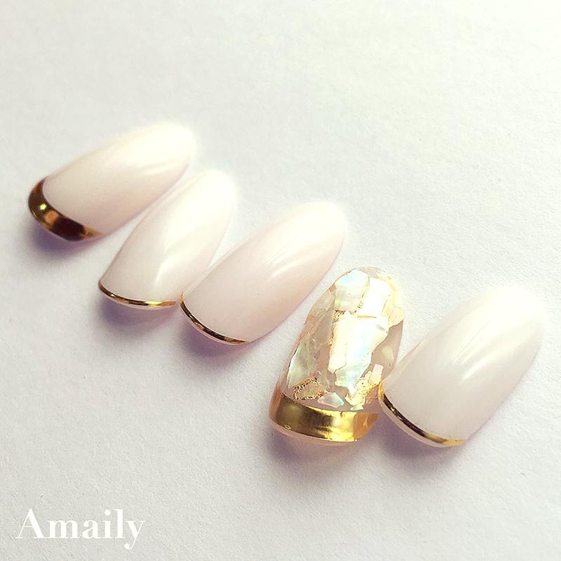 Amaily Japanese Nail Art Sticker / Fine Lines / Gold – Daily Charme