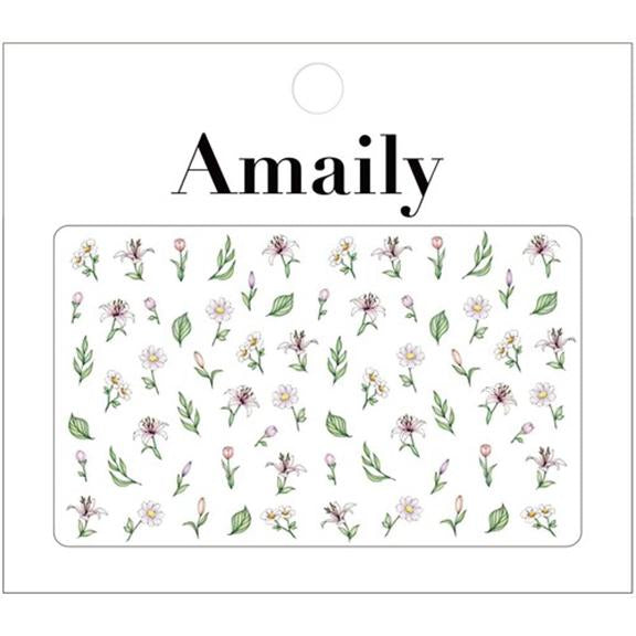  Amaily Japanese Nail Art Sticker / Botanicals 